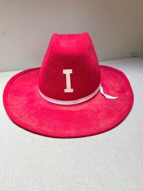 Vintage IU Indiana University Hoosiers Rockmount Ranch Wear Wool Cowboy Hat